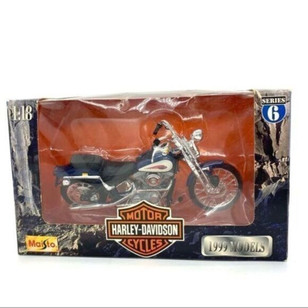 Maisto 1999 Harley Davidson FXSTS Springer Softail Motorcycle Die Cast Series 6 - Picture 1 of 12